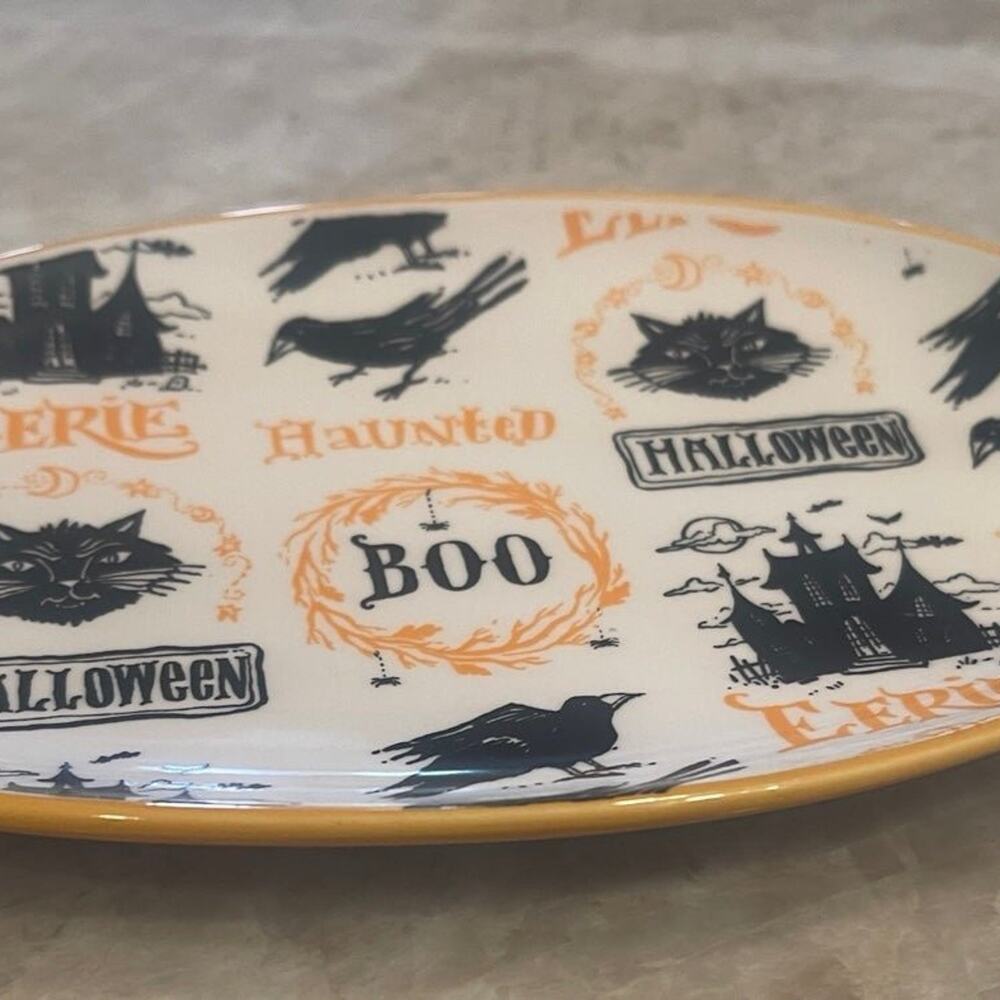 Angela Staehling sketchbook series by Magnolia Halloween plate - Picture 4 of 10